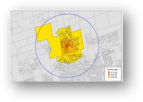 Distance Decay Map
